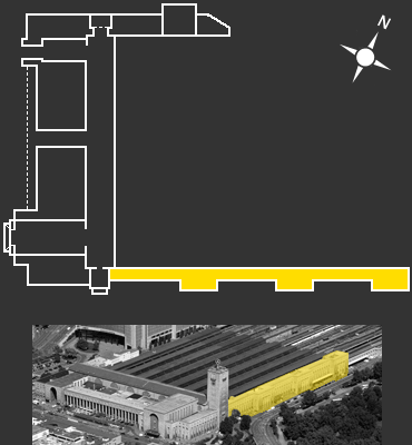Veuillez-vous servir du plan à droite pour parcourir la gare centrale de Stuttgart