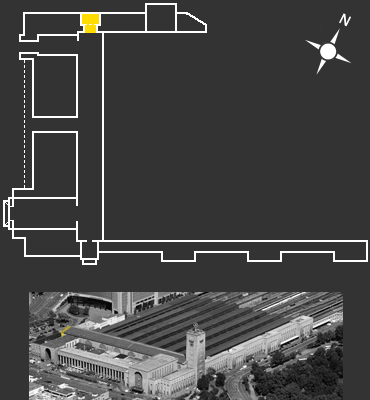 Veuillez-vous servir du plan à droite pour parcourir la gare centrale de Stuttgart