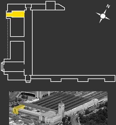 Veuillez-vous servir du plan à droite pour parcourir la gare centrale de Stuttgart